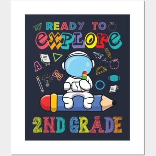 Ready to Explore 2nd Grade Astronaut Back to School Posters and Art